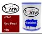 Preview: Volvo, Red Pearl, 339: 500ml Lackdose, von ATW Autoteile West.